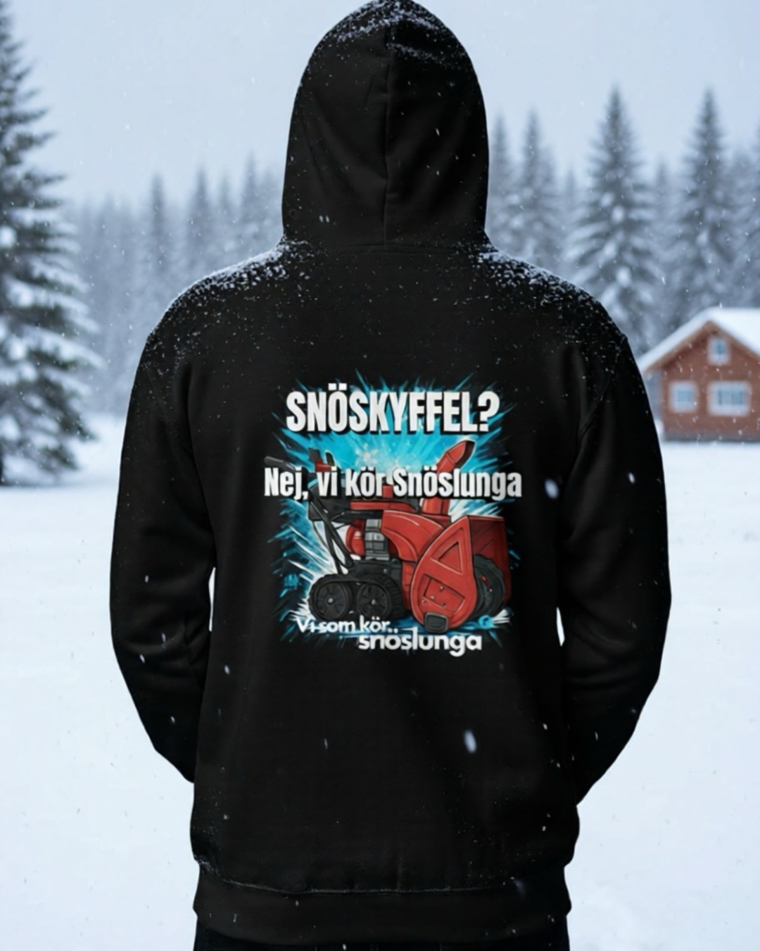Zip Hoodie - Vi som kör snöslunga